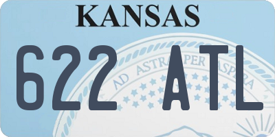 KS license plate 622ATL