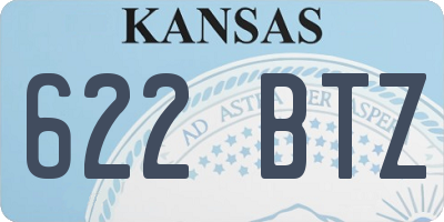 KS license plate 622BTZ