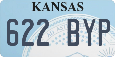 KS license plate 622BYP