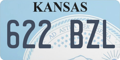 KS license plate 622BZL