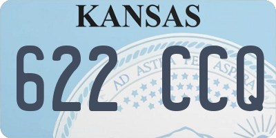 KS license plate 622CCQ