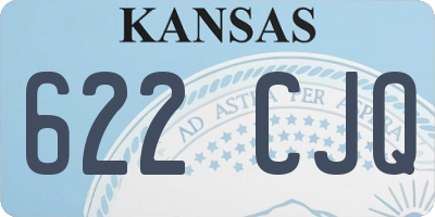 KS license plate 622CJQ