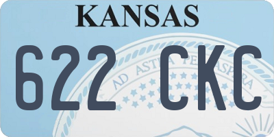 KS license plate 622CKC