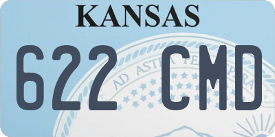 KS license plate 622CMD