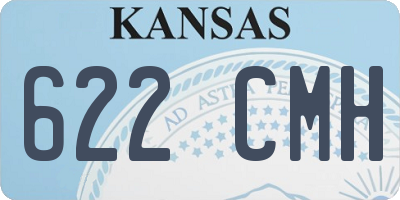 KS license plate 622CMH