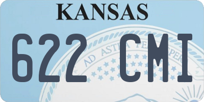KS license plate 622CMI