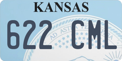 KS license plate 622CML