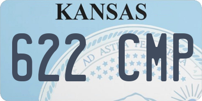 KS license plate 622CMP