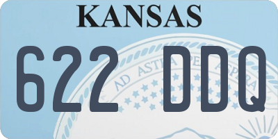 KS license plate 622DDQ