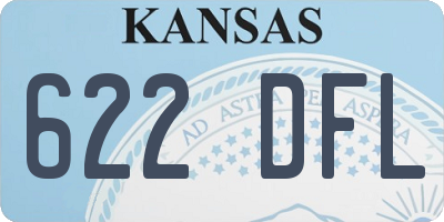 KS license plate 622DFL