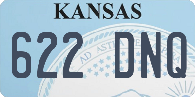KS license plate 622DNQ