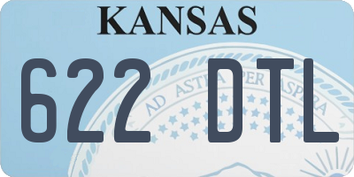 KS license plate 622DTL