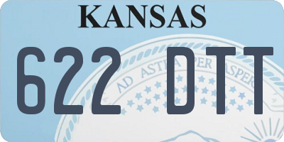 KS license plate 622DTT