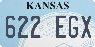 KS license plate 622EGX