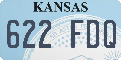 KS license plate 622FDQ