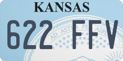 KS license plate 622FFV