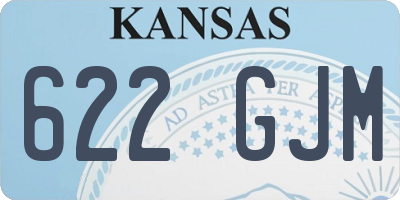 KS license plate 622GJM