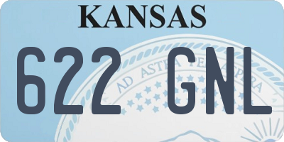 KS license plate 622GNL