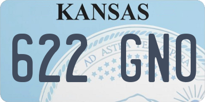 KS license plate 622GNO