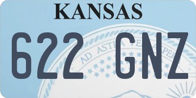 KS license plate 622GNZ