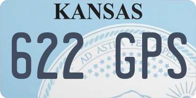 KS license plate 622GPS
