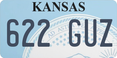 KS license plate 622GUZ