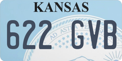 KS license plate 622GVB