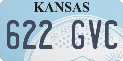 KS license plate 622GVC