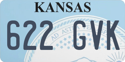 KS license plate 622GVK