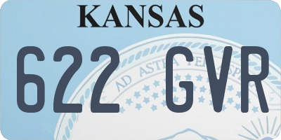 KS license plate 622GVR