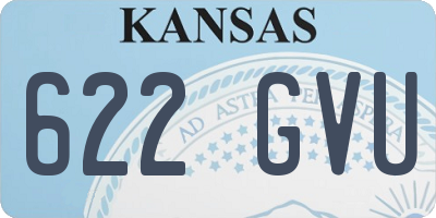 KS license plate 622GVU
