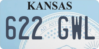 KS license plate 622GWL
