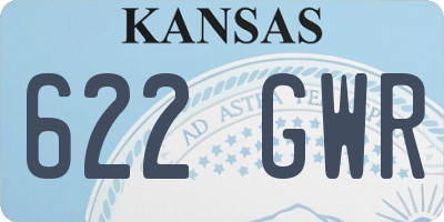KS license plate 622GWR
