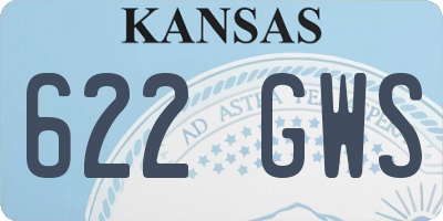 KS license plate 622GWS