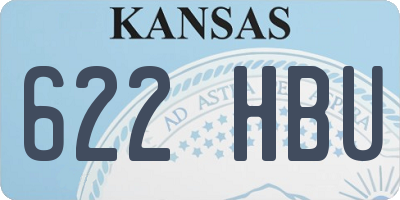 KS license plate 622HBU
