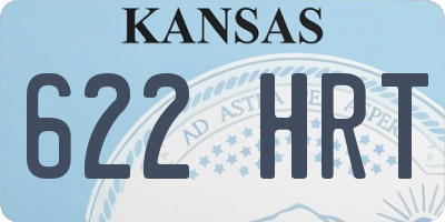 KS license plate 622HRT