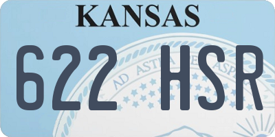 KS license plate 622HSR