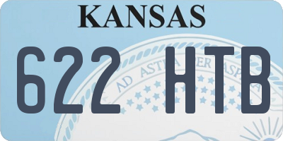 KS license plate 622HTB