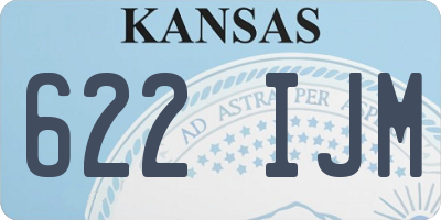 KS license plate 622IJM