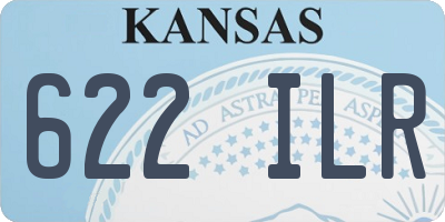 KS license plate 622ILR