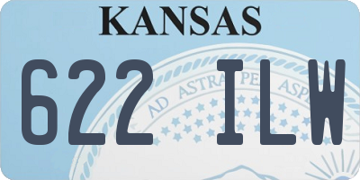 KS license plate 622ILW