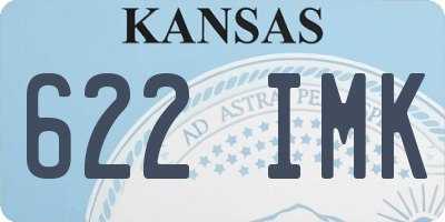 KS license plate 622IMK