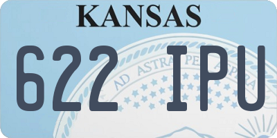 KS license plate 622IPU