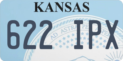 KS license plate 622IPX