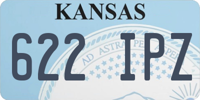 KS license plate 622IPZ