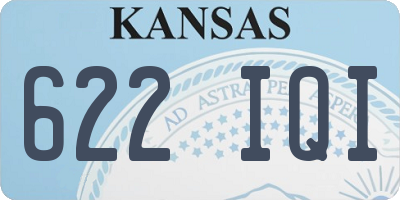 KS license plate 622IQI