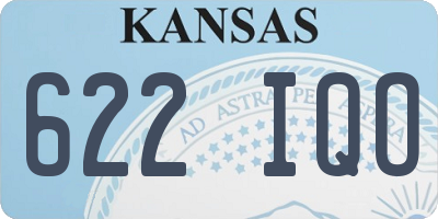 KS license plate 622IQO