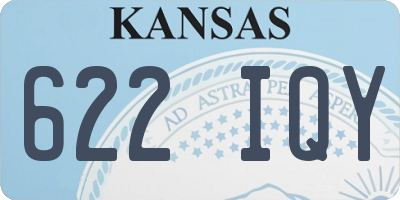 KS license plate 622IQY