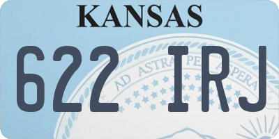 KS license plate 622IRJ