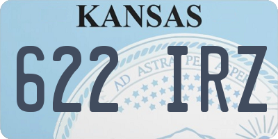 KS license plate 622IRZ